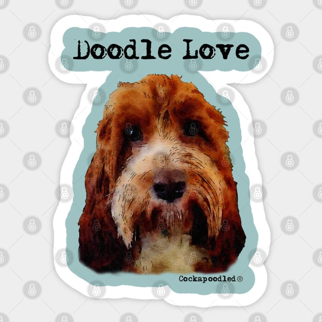 Doodle Dog Love Sticker by WoofnDoodle 